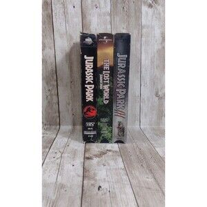 Jurassic Park Trilogy VHS Movies Jurassic Park The Lost World Jurassic Park 3